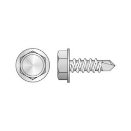 Set 250 x Surub Autoforant Cap Hex Forma K, DIN 7504 Inox A2, 4.2 x 25 mm