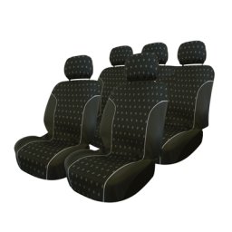 Huse scaune auto Charaocal, set 9 piese, compatibile Airbag