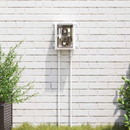 Dulap de control Gri 25 x 13 x 24 cm Plastic ABS GartenMobel Dekor