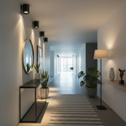 Proiector LED TINNIE fix 8W, lumina neutra 4000K, negru