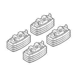 Kit montaj bare portbagaj C043 pentru Citroen C4 2005-2010 fixpoint