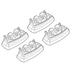 Kit montaj bare plafon C155 pentru Citroen, Mitsubishi ASX si Peugeot 4008