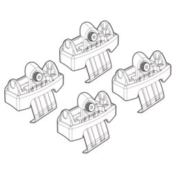 Kit montaj bare plafon Audi Q5 Sportback C242 pentru Alumia Quadra si Silenzio