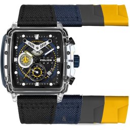 Police Police PEWGC00770X1 Mens Watch Clout Set Chrono 43mm 3ATM PEWGC00770X1