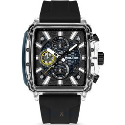 Police Police PEWGO00776X0 Mens Watch Clout Set Chrono Limited Edition 43mm 3ATM PEWGO00776X0