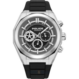 Police Police PEWGO0093702 Mens watch Steward Chronograph 46mm 5ATM PEWGO0093702