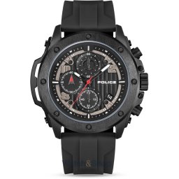 Police Police PEWGO00777X1 Mens Watch Clout Orb Chronograph Set 45mm 3ATM PEWGO00777X1