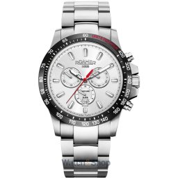 Roamer Roamer 861837 41 15 20 Mens Watch Rimini Chronograph 45mm 10ATM 861837 41 15 20