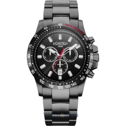 Roamer Roamer 861837 44 55 20 Mens Watch Rimini Chronograph 45mm 10ATM 861837 44 55 20