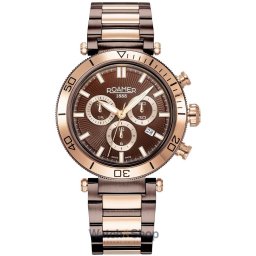 Roamer Roamer 994837 47 65 20 Mens Watch Toscana Chronograph 43mm 5ATM 994837 47 65 20