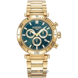 Roamer Roamer 994837 48 75 20 Mens Watch Toscana Chronograph 43mm 5ATM 994837 48 75 20