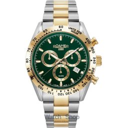 Roamer Roamer 850837 47 75 20 Mens Watch Monza 100 Chronograph 42mm 10ATM 850837 47 75 20