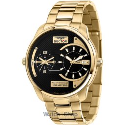 Sector Sector R3253102026 Over-Size Mens Watch Dual-Time 48mm 10ATM R3253102026