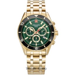 Swiss Alpine Military Swiss Alpine Military 7034.9118 Mens Watch Sierra Chronograph 43mm 10ATM 7034.9118