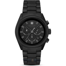 Swiss Military Hanowa Swiss Military Hanowa SMWGI0004230 Mens watch Navalus Pro Chrono Stealth 43mm 10ATM SMWGI0004230