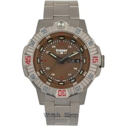 Traser Traser H3 110668 Tactical Brown Titan Mens Watch 46mm 20ATM 110668