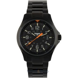 Traser Traser H3 111067 Mens Watch P67 Officer Pro Black 42mm 10ATM 111067