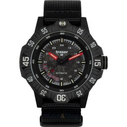 Traser Traser H3 111355 Mens Watch P99 A Tactical Carbon Automatic 46mm 20ATM 111355