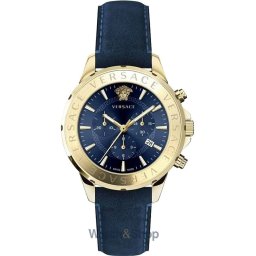 Versace Versace VEV601423 Signature Chronograph Mens Watch 44mm 5ATM VEV601423