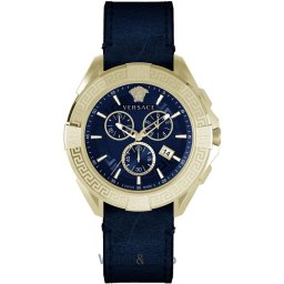 Versace Versace VE5CA0223 Mens Watch Sporty Chrono 46mm 5ATM VE5CA0223