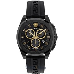 Versace Versace VE7CA0523 Mens Watch Geo Chrono 43mm 5ATM VE7CA0523