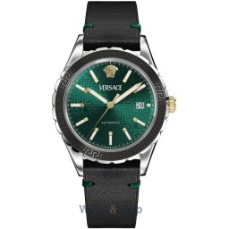 Versace Versace VEQCA0124 Mens Watch Hellenyium Automatic Chrono 42mm 5ATM VEQCA0124