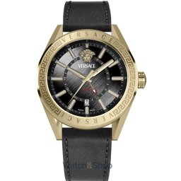 Versace Versace VEAFA0224 Mens Watch V-Code GMT 42mm 5ATM VEAFA0224