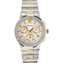 Versace Versace VEZ900321 Mens Watch Greca Logo Chrono 43mm 5ATM VEZ900321