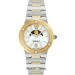 Versace Versace VE7G00524 Ladies Watch Greca Logo Moonphase Diamonds 38mm 5ATM VE7G00524