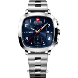 Wenger Wenger 01.1933.111 Mens Watch Vintage Sport Chronograph 40mm 5ATM 01.1933.111