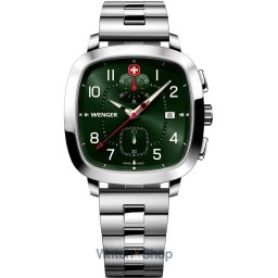 Wenger Wenger 01.1933.112 Mens Watch Vintage Sport Chronograph 40mm 5ATM 01.1933.112