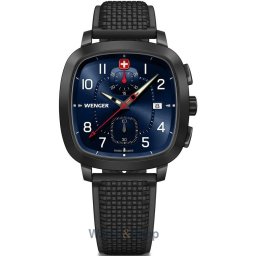 Wenger Wenger 01.1933.113 Mens Watch Vintage Sport Chronograph 40mm 5ATM 01.1933.113
