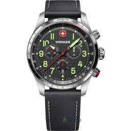 Wenger Wenger 01.0543.110 Mens Watch Terragraph Chrono 43mm 10ATM 01.0543.110