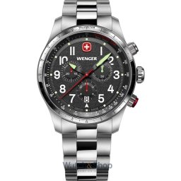 Wenger Wenger 01.0543.111 Mens Watch Terragraph Chrono 43mm 10ATM 01.0543.111