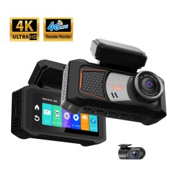Camera Auto DVR iSEN Z77, 4G LTE, Dual Camera 4K + Full HD, Ecran IPS Touch 3.69 , GPS, WiFi, Streaming Live, ADAS, Monitorizare Parcare