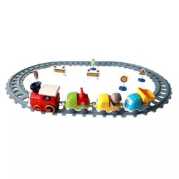 Set de pistă de tren multifuncțională - 21 piese