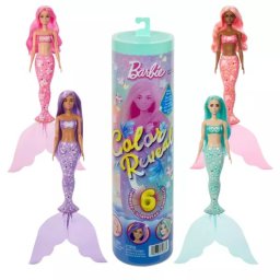 Păpușă surpriză Barbie: Color Reveal sirenă
