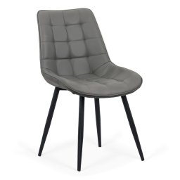 Scaun bucătărie piele sintetica BUC 206P gri