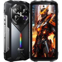 Telefon rugged Fossibot F113, 5G, 6.78 120Hz, Dimensity 7050, 12GB RAM, 256GB, NFC, RGB Light, Camera Night Vision, 20000mAh, Android 15