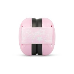 Casti antifonice pentru bebelusi, ofera protectie auditiva de la 0+ luni, 2 bentite reglabile, SNR 25, roz, Schallwerk Mini+ Baby Pink