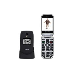Evolveo - EasyPhone FS telefon mobil cu clapetă pentru seniori 2.8" negru