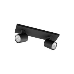 Philips - Spot LED RGBW reglabil RUNNER 2xGU10/6,5W/230V negru