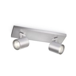 Philips - Spot LED RGBW reglabil RUNNER 2xGU10/6,5W/230V crom mat