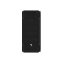 Produs Resigilat Carcasa FURY SHOBO SH4 RGB Mid Tower NEGRU, Tempered Glass, Sloturi Expansiune 7, Drive Bays: 2x3.5" 2x2.5", Ventilatoare Suportate: 8 (spate: 1x120mm, fata: 3x120mm sau 3x140mm, sus: 2x120mm sau 1x140mm, jos: 2x120mm)