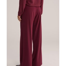 WE Fashion Pantaloni cutați roșu vin