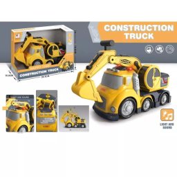 Excavator de jucărie cu sunete și lumini – 24 cm