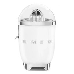 Storcător electric de citrice Smeg CJF11WHMEU, 70 W, sistem anti-picurare, bază antiderapantă, alb mat