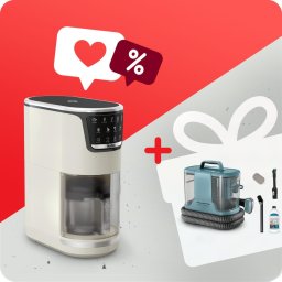 Pachet PROMO Aparat de înghețată Tefal Dolci IG602AE0 & Aspirator cu spalare Rowenta Clean IT Compact IN3021F0