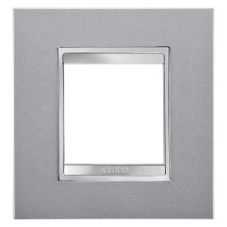 Placa, internationala, Lux, Gewiss, Chorus, in, tehnopolimer, vopsit, 2, module, titan, GW16222VT