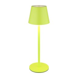 Globo 58488NG-LED Lampă de masă VANNIE pentru exterior, reglabilă (dimmabilă), cu control tactil și reîncărcabilă, 3W/5V IP54 1800mAh, verde